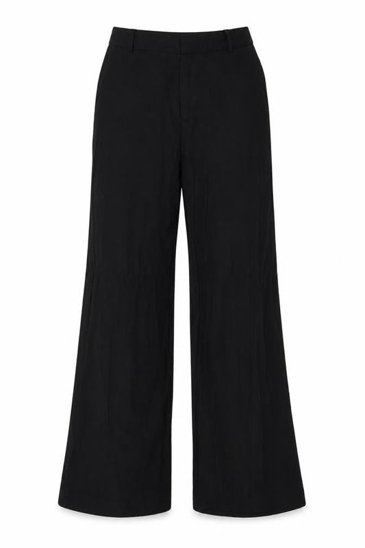 H&M Womens Black   Trousers  Size 10 L20 in