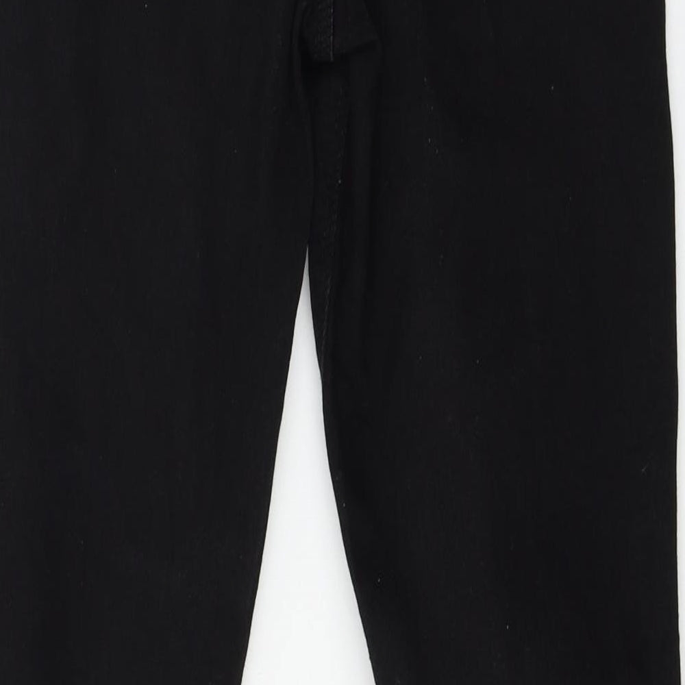 Denim & Co. Womens Black  Denim Skinny Jeans Size 12 L28 in