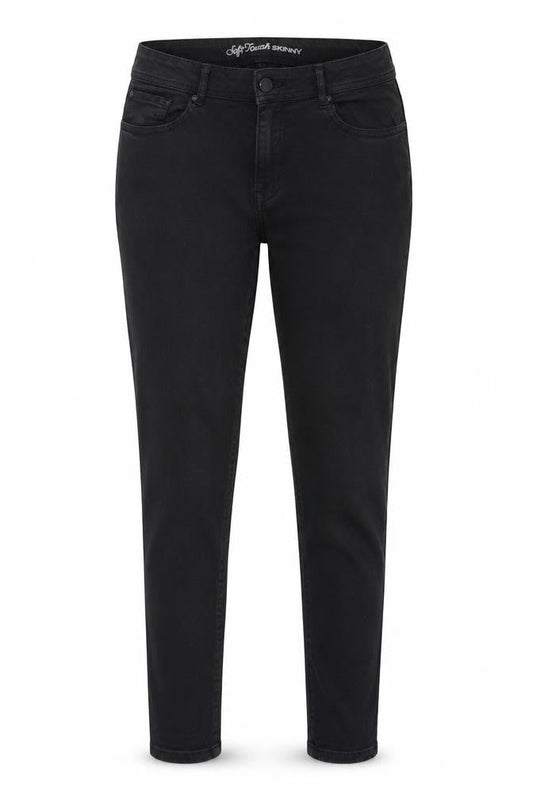 Womens Black  Denim Skinny Jeans Size 34 in L30 in