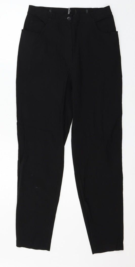 Preworn Womens Black   Trousers  Size 30 in L29 in