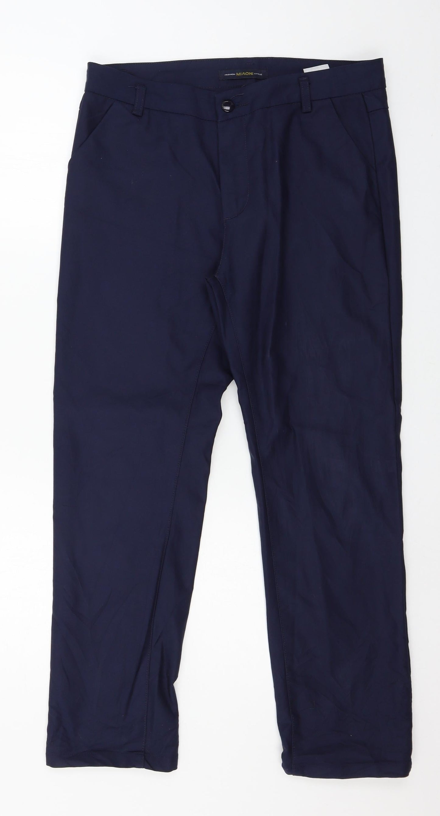 Miaoni Womens Blue   Trousers  Size 32 in L28 in