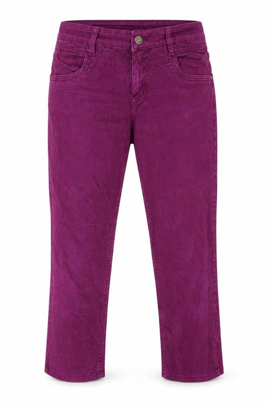 St Oliver Womens Purple  Denim Cropped Jeans Size 32 in L25 in
