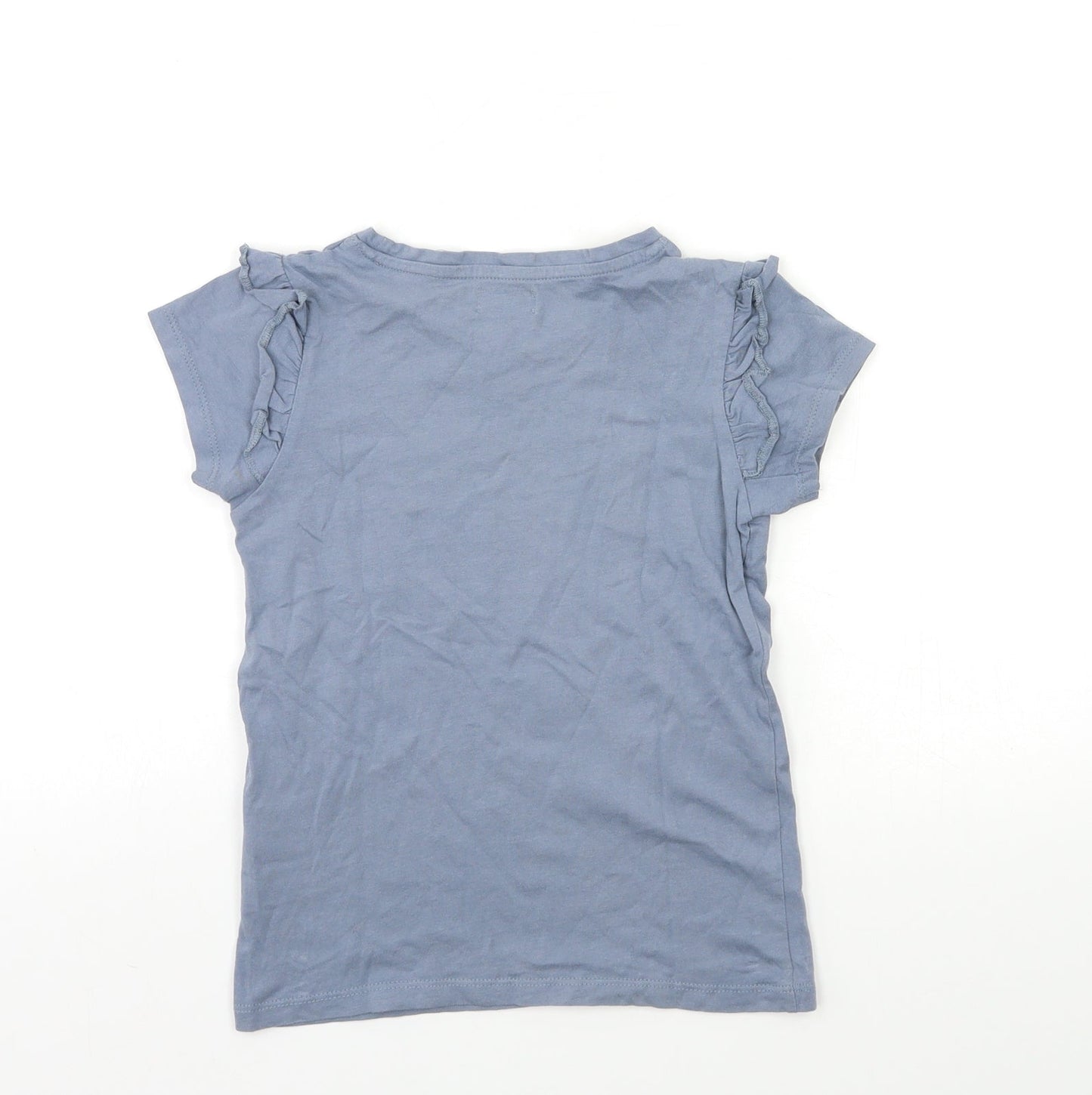 LILY&DAN Boys Grey   Basic T-Shirt Size 7-8 Years