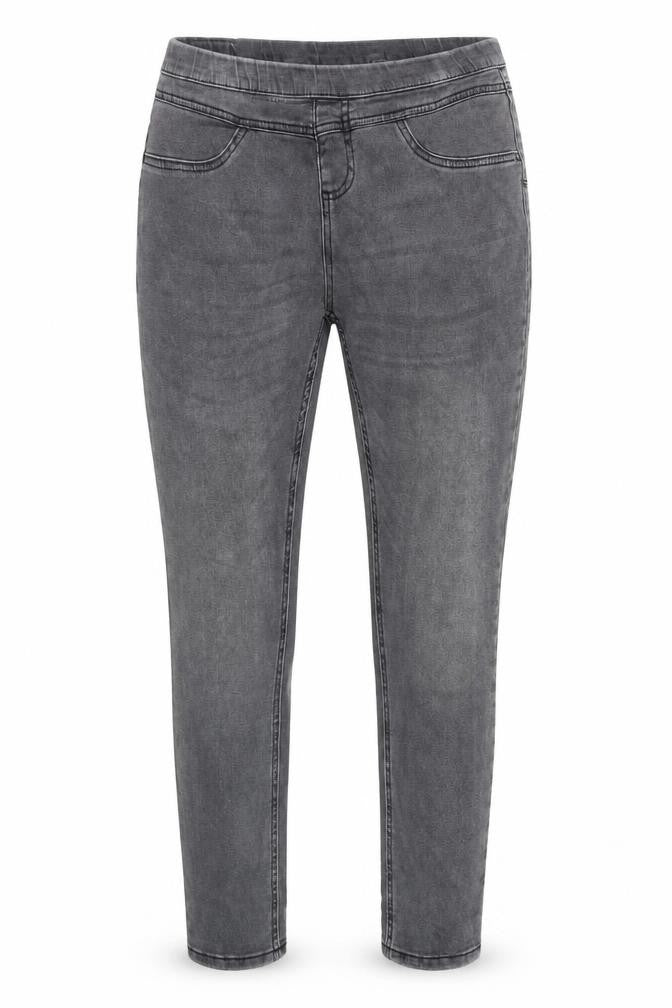 Preworn Womens Grey  Denim Jegging Jeans Size 26 in L29 in