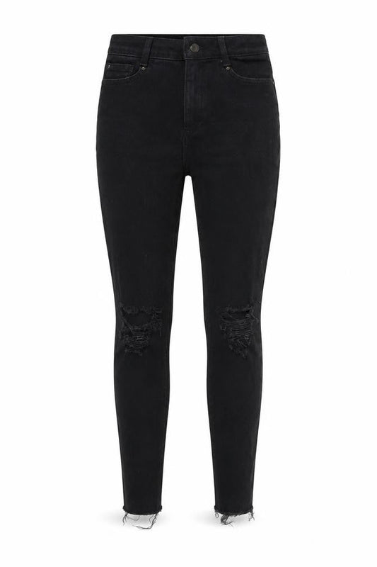 New Look Womens Black  Denim Skinny Jeans Size 8 L25 in