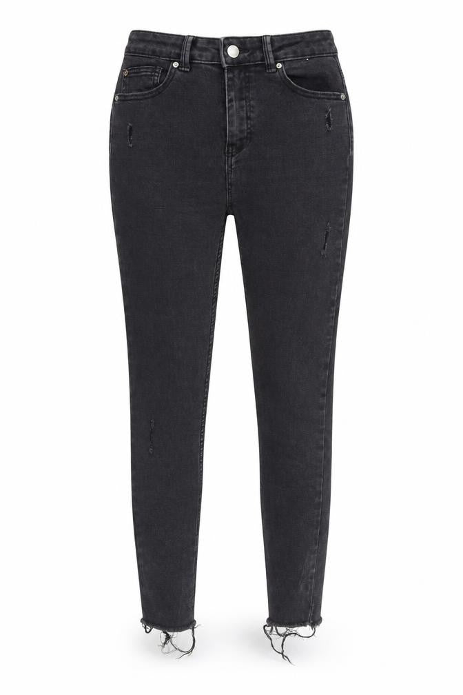 Denim & Co. Womens Black  Denim Skinny Jeans Size 8 L27 in