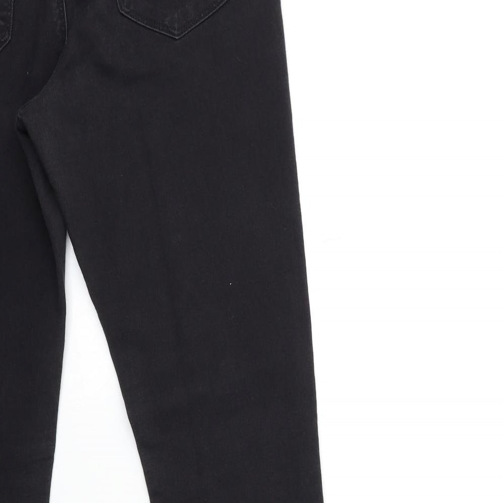 Marks and Spencer Womens Black  Denim Skinny Jeans Size 10 L28 in