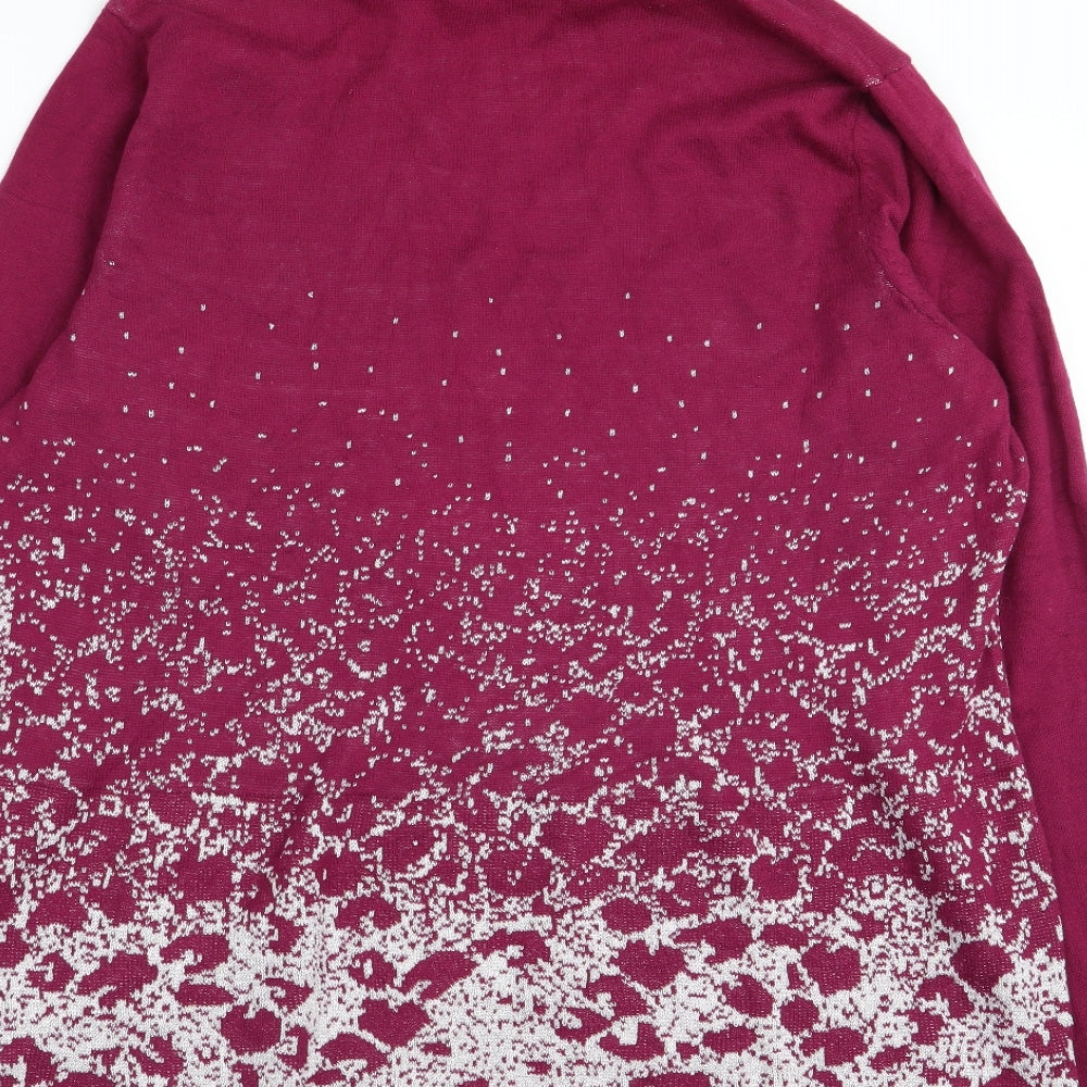 BPC Womens Multicoloured Geometric  Pullover Jumper Size XL
