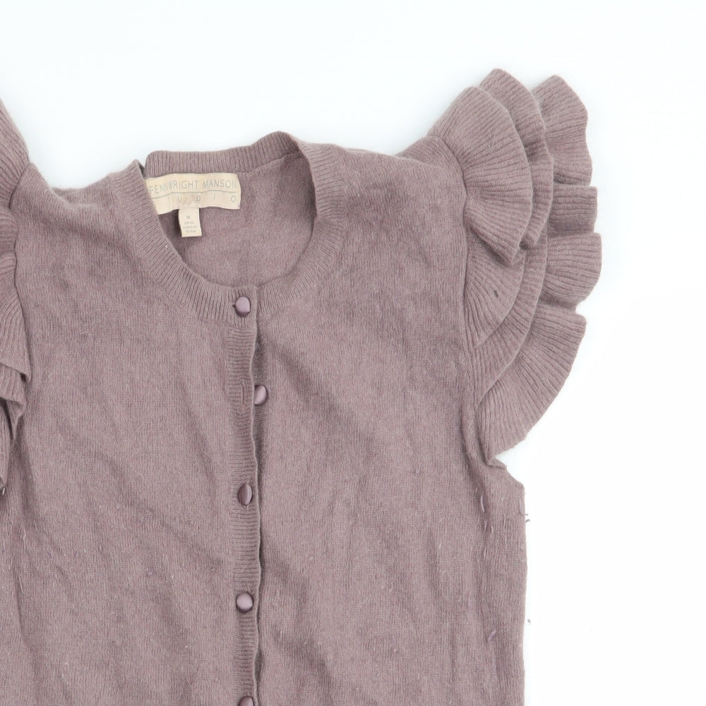 Fenn Wright Manson Womens Pink   Cardigan Jumper Size 12
