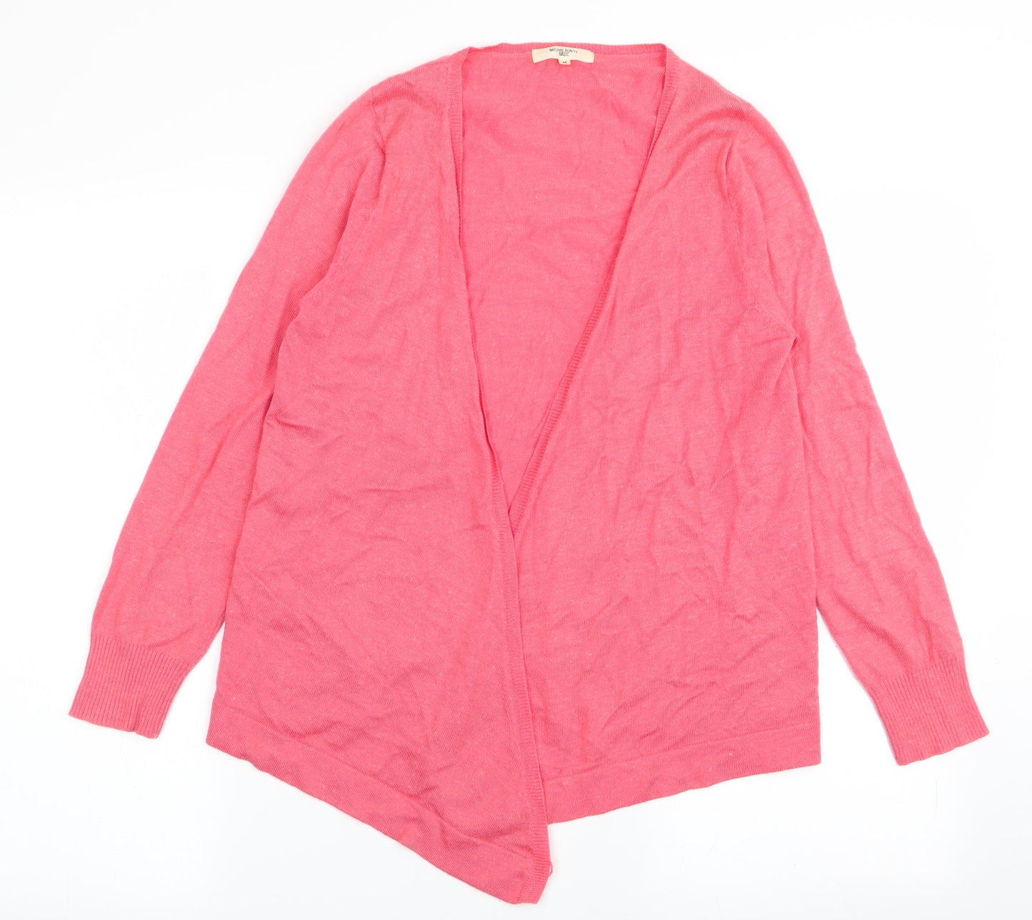 natural beauty basic Womens Red   Cardigan Jumper Size M