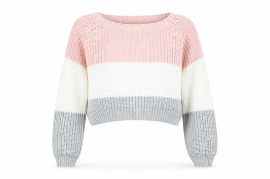 Cameo Rose Womens Multicoloured Striped Pullover Jumper Size S