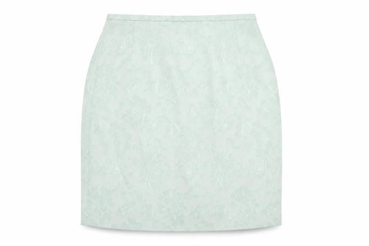 Dorothy Perkins Womens Green Floral  Flare Skirt Size 16