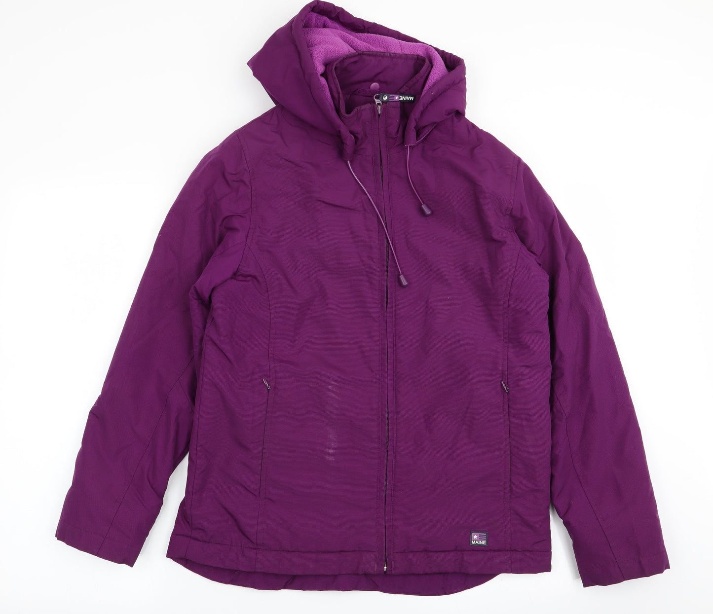Maine Womens Purple   Jacket Coat Size 10
