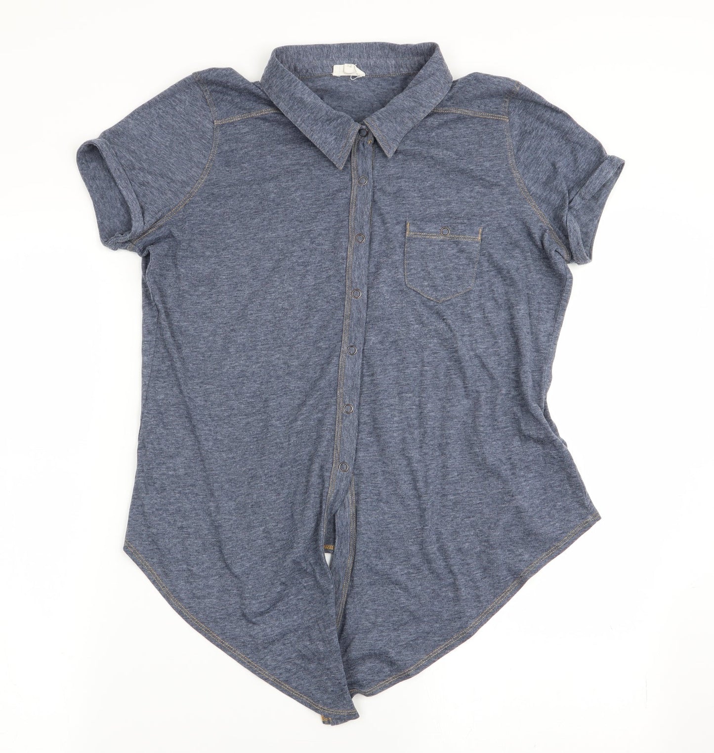 New Look Womens Grey   Basic Polo Size 12
