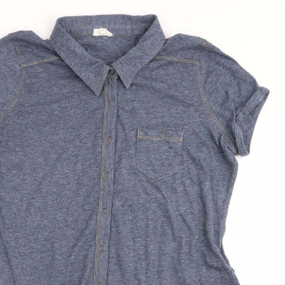 New Look Womens Grey   Basic Polo Size 12