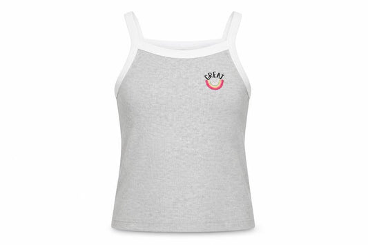 Marks & Spencer Girls Grey   Basic Tank Size 8-9 Years