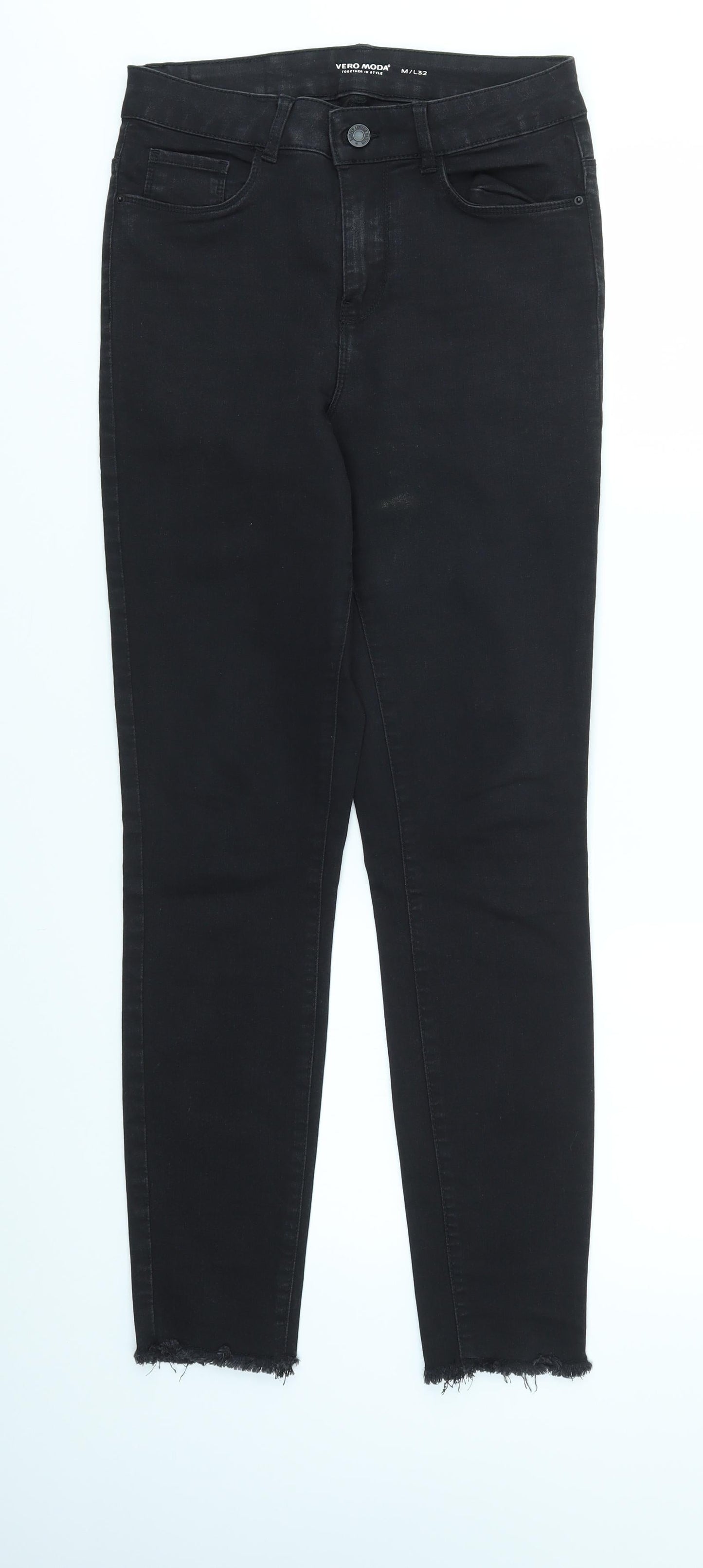 VERO MODA Womens Black   Skinny Jeans Size M L28 in