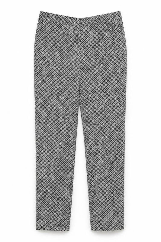 Primark Womens Multicoloured Geometric  Trousers  Size 10 L30 in - stretch waistband
