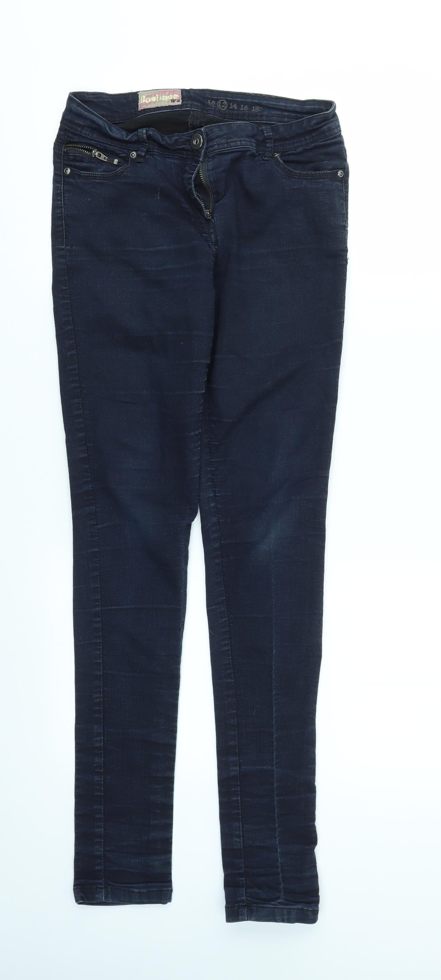 BOUTIQUE Womens Blue   Trousers  Size 12 L30 in