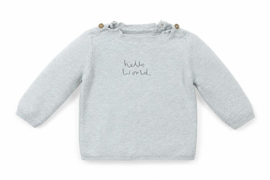 Marks & Spencer Girls Grey   Pullover Jumper Size 6-9 Months