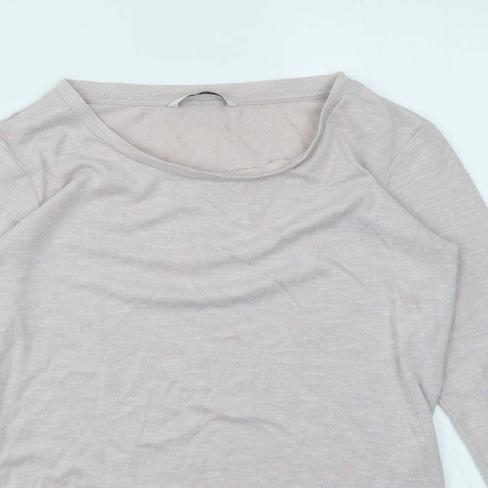 TU Womens Purple   Basic T-Shirt Size 8
