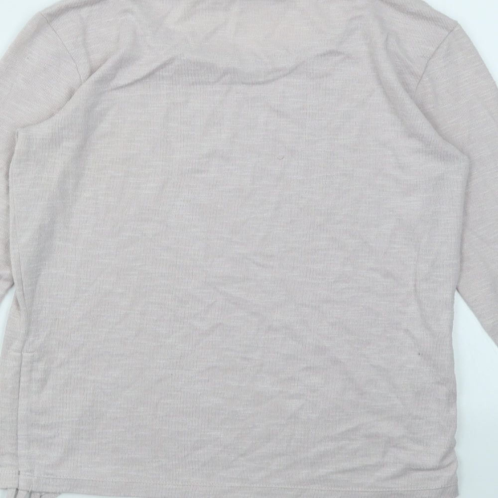 TU Womens Purple   Basic T-Shirt Size 8