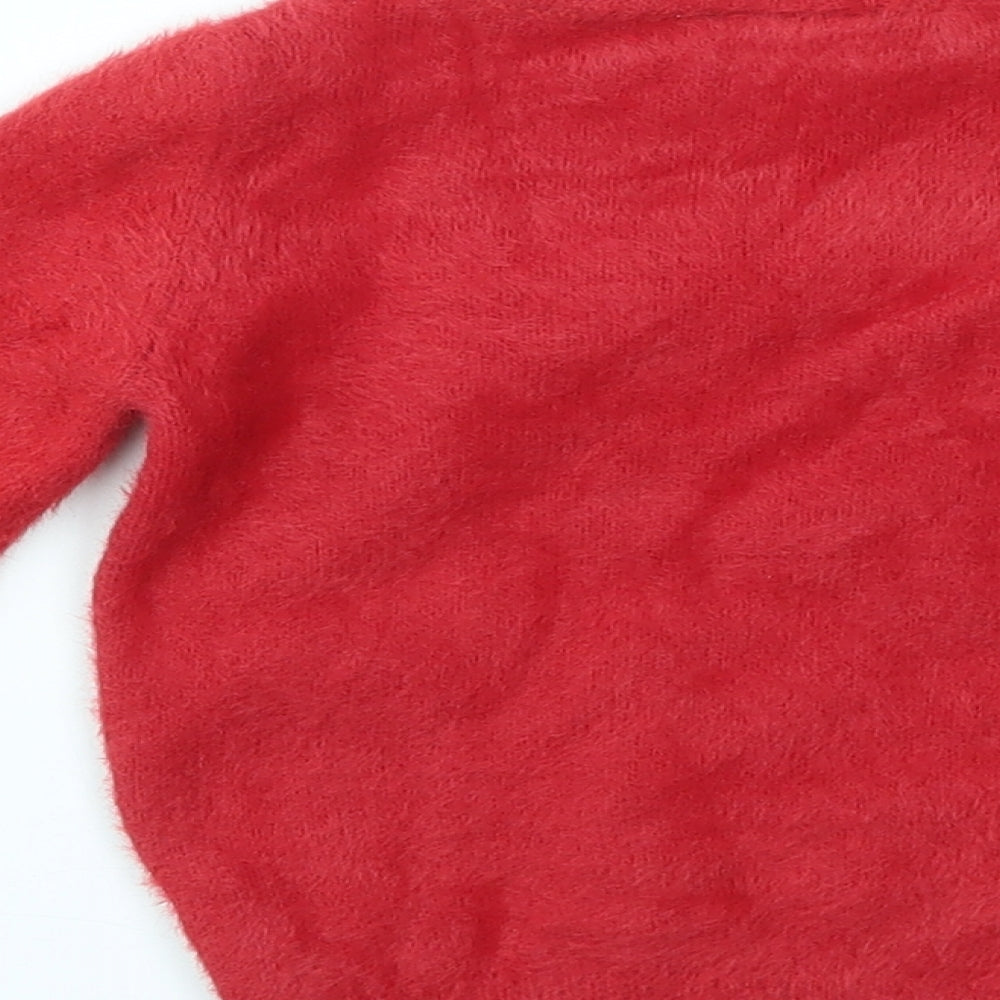 TU Girls Red   Pullover Jumper Size 2-3 Years