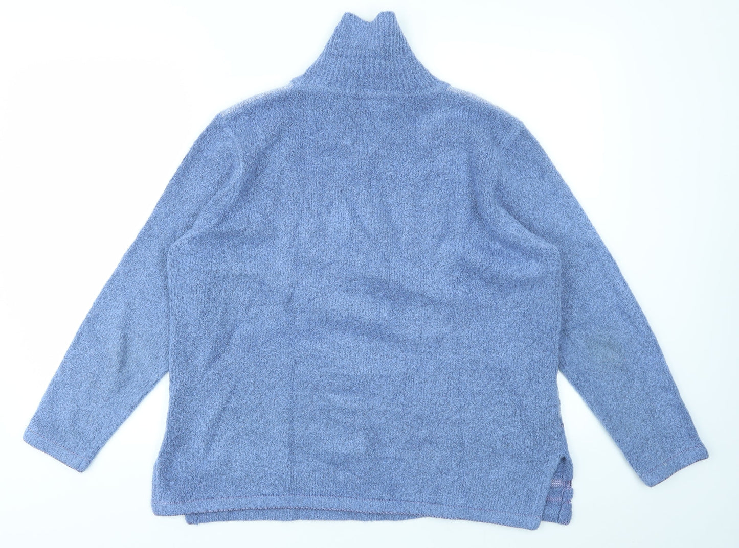 ANN MCARTNEY Womens Blue   Pullover Jumper Size XL