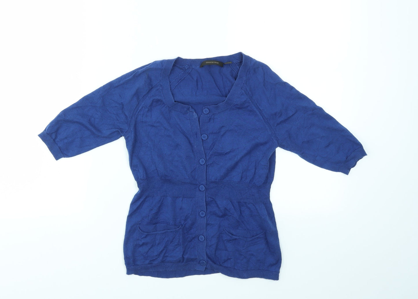 Country Road Womens Blue   Cardigan Jumper Size XS