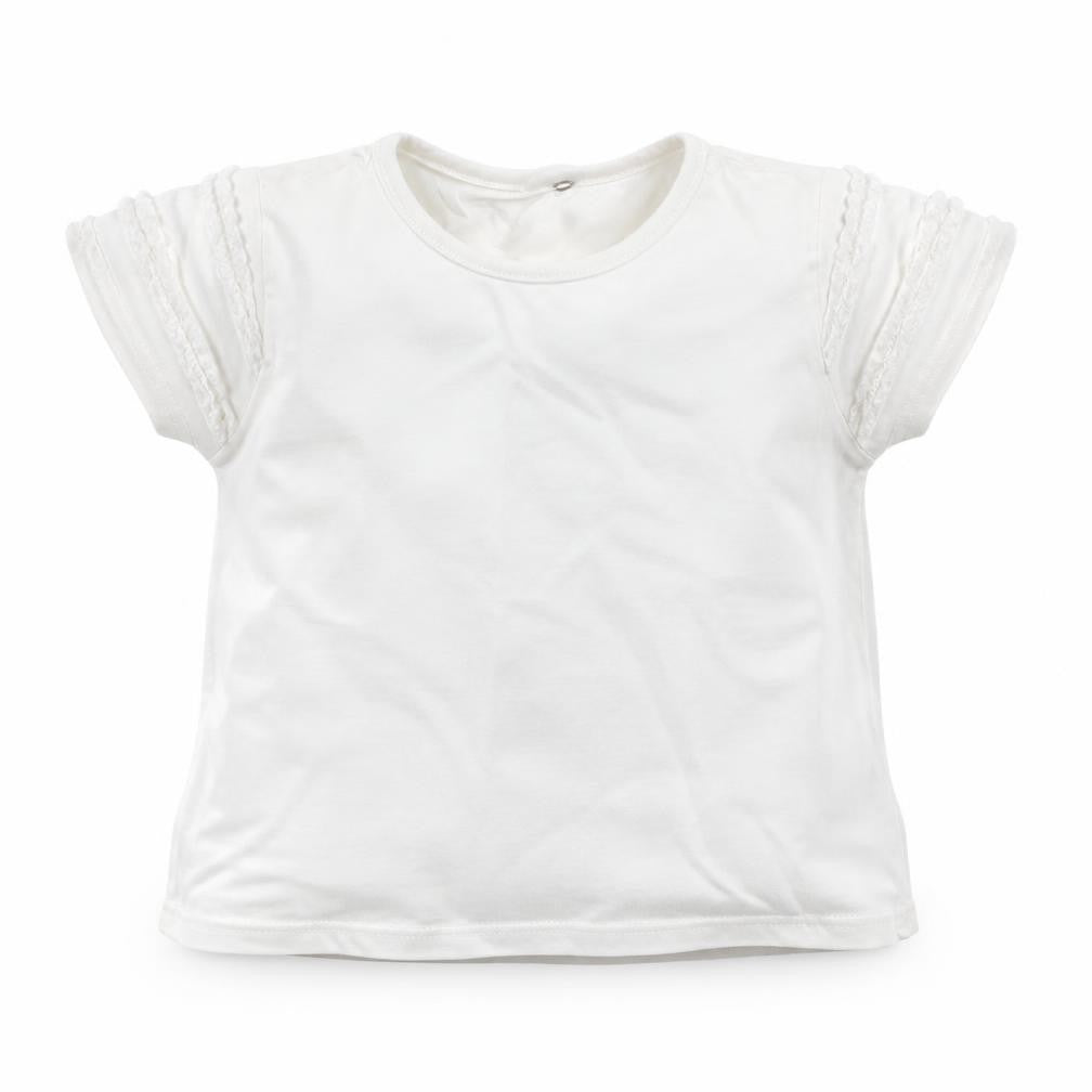 George Girls Silver   Basic T-Shirt Size 12-18 Months