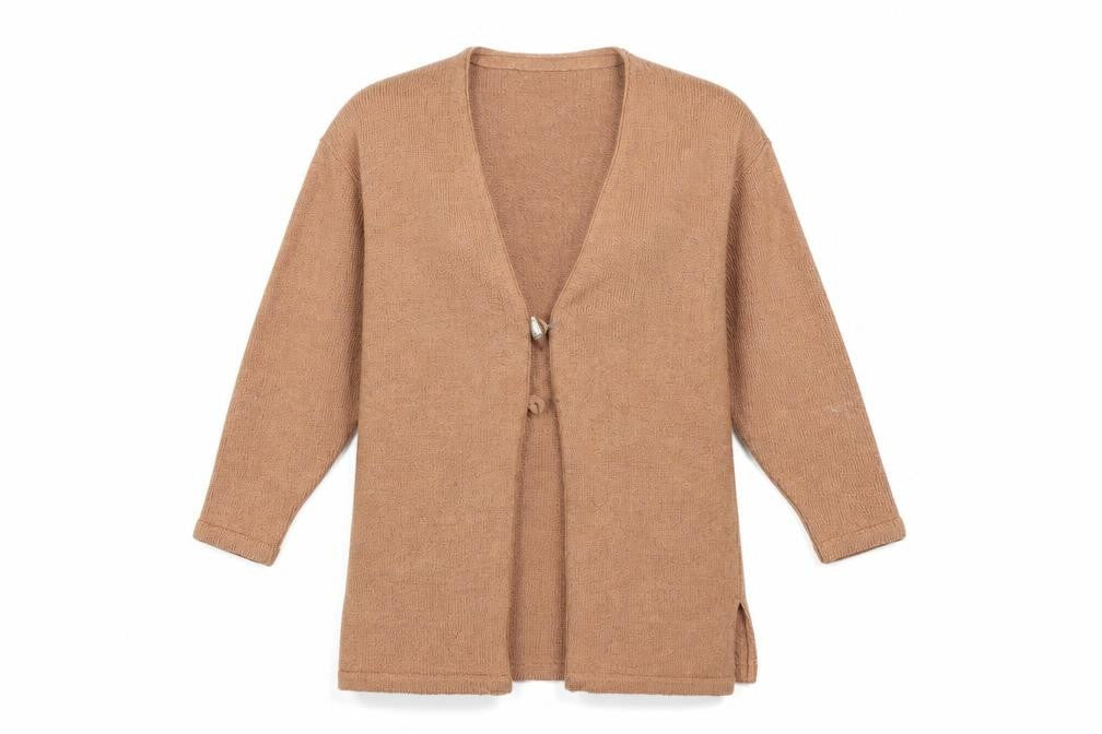 Ash Womens Orange  Knit Cardigan Jumper Size L