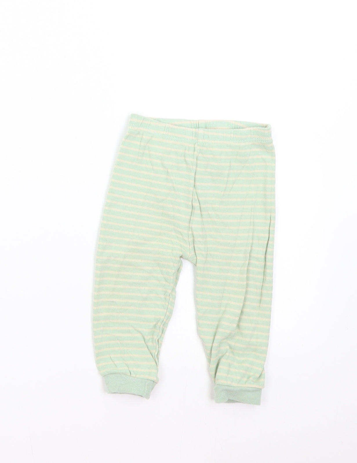 George Baby Green Striped  Track Pants Trousers Size 12-18 Months