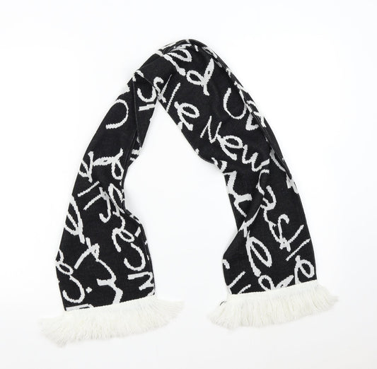 Preworn Unisex Black  Knit  Scarf