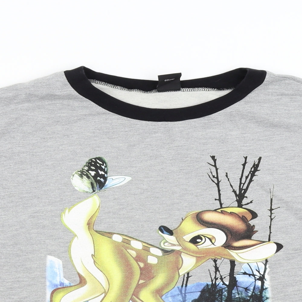 Ink & Paint Womens Grey   Pullover Sweatshirt Size 10  - Bambi