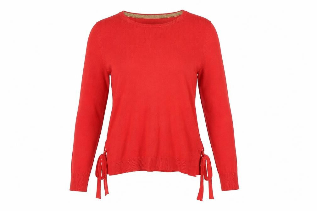 Next Petitte Womens Red  Knit Pullover Jumper Size 8