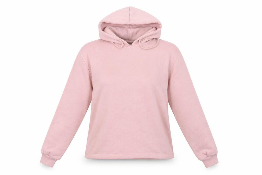 Pieces Womens Pink   Pullover Hoodie Size XS