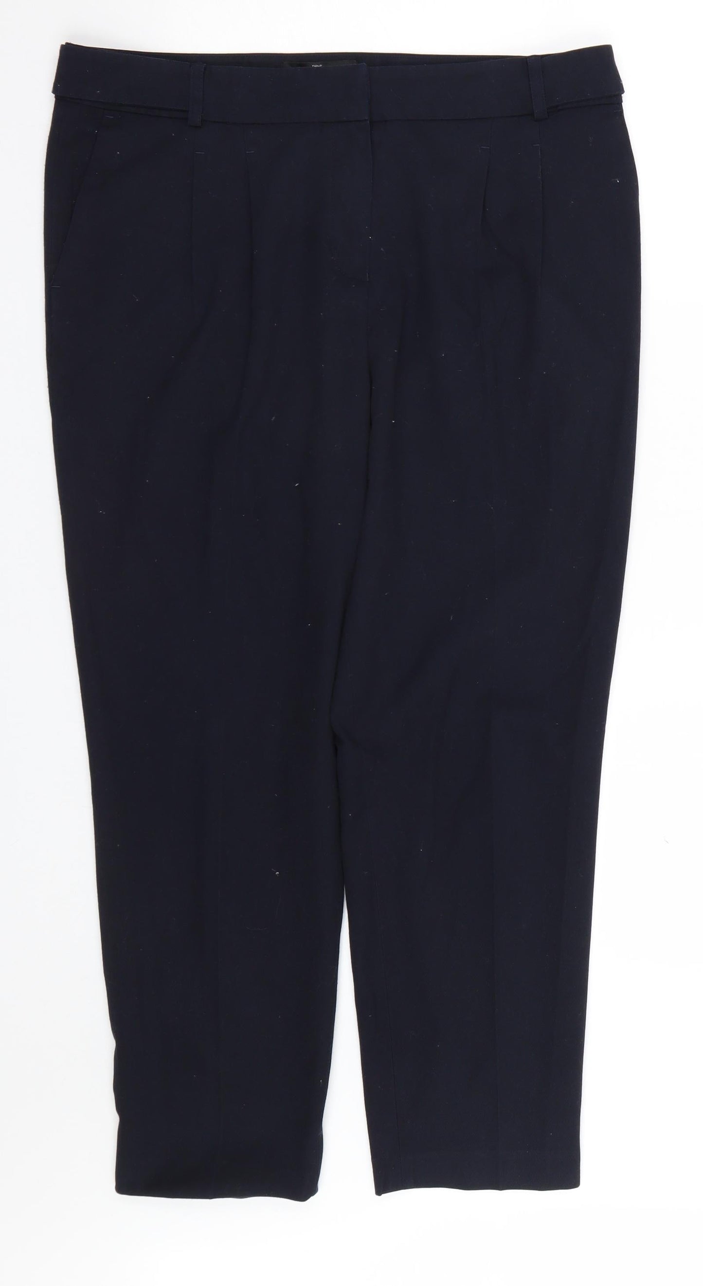 NEXT Womens Blue   Trousers  Size 14 L23 in