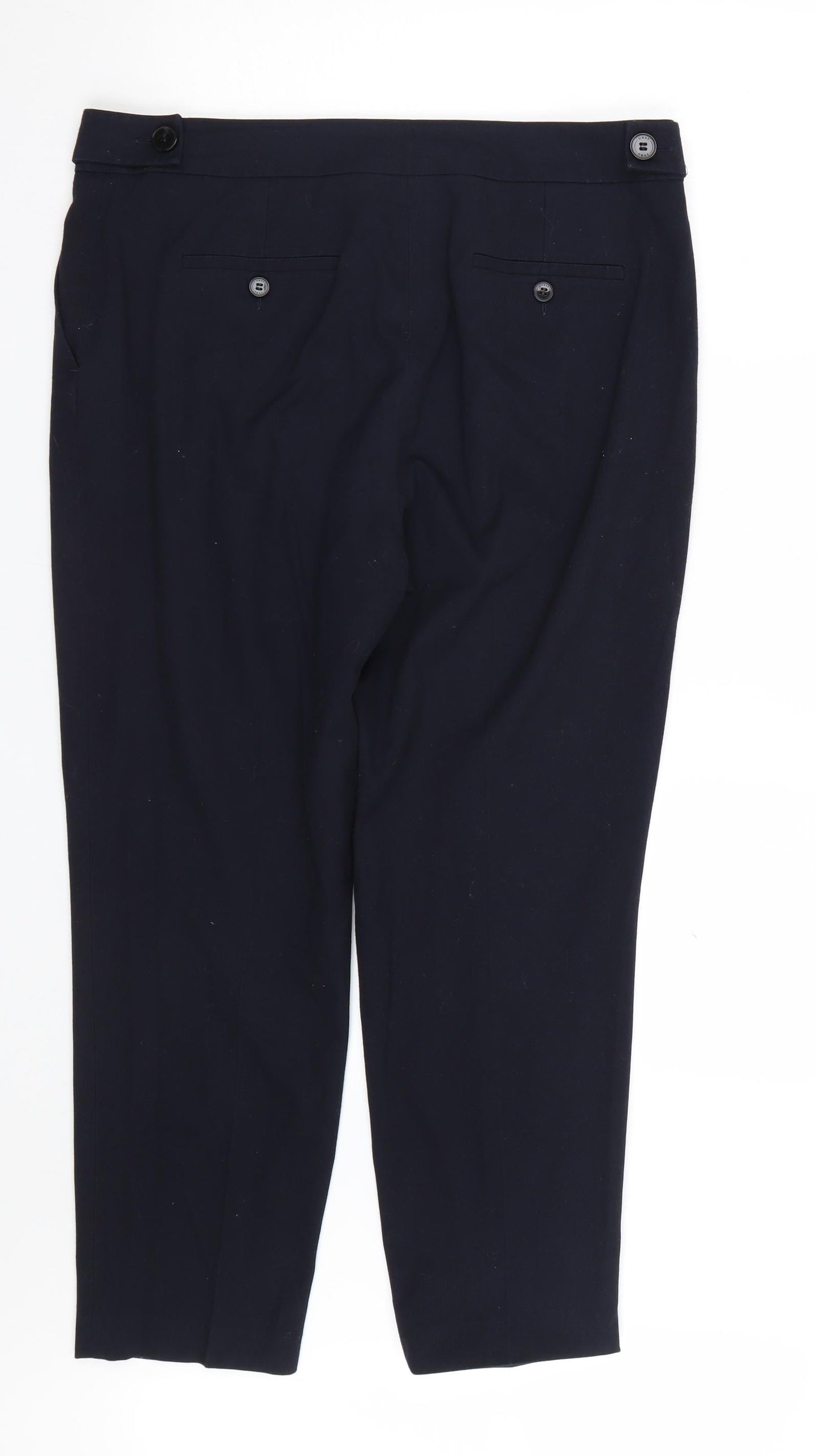 NEXT Womens Blue   Trousers  Size 14 L23 in
