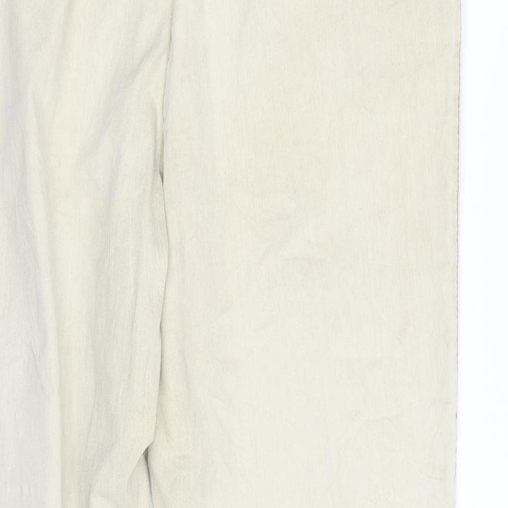 Preworn Womens Beige   Trousers  Size 36 L26 in