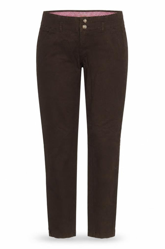 BSK Womens Brown   Trousers  Size 6 L29 in