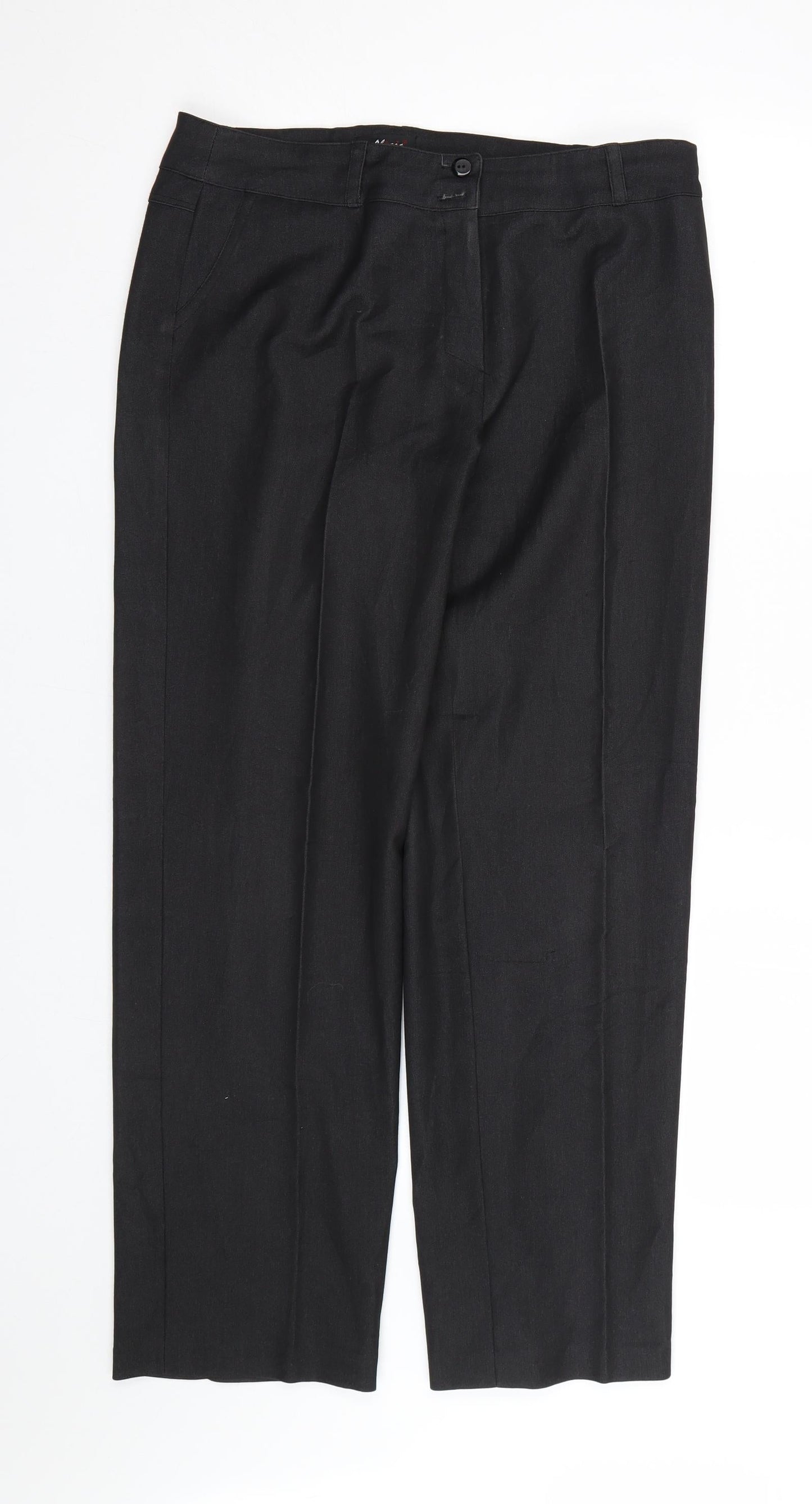 Alicja Womens Black   Trousers  Size 12 L26 in