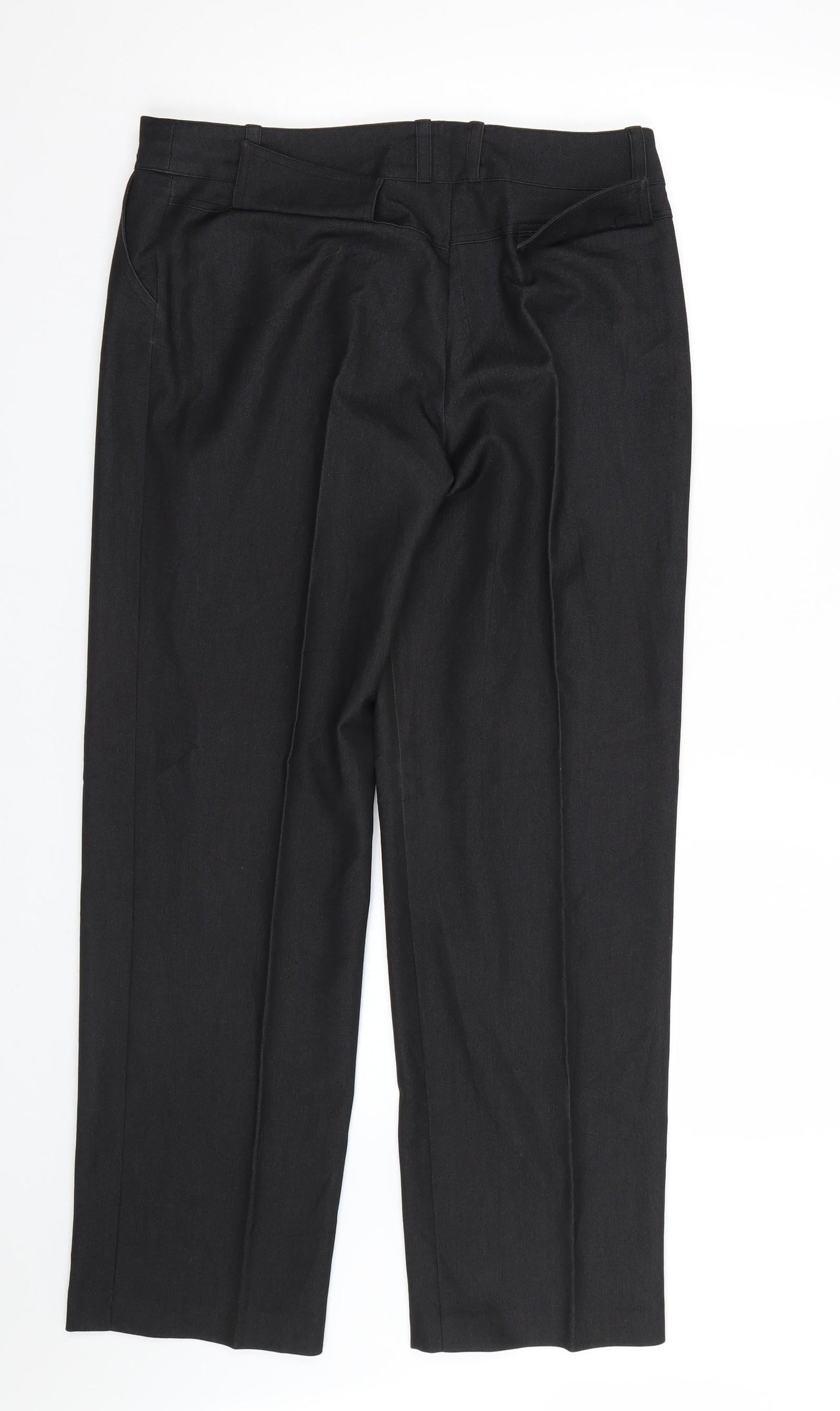 Alicja Womens Black   Trousers  Size 12 L26 in