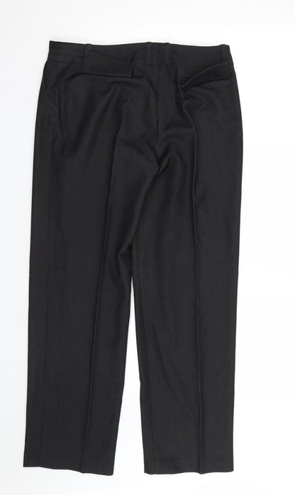 Alicja Womens Black   Trousers  Size 12 L26 in