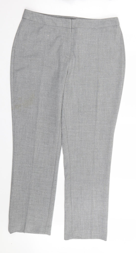 Debenhams Womens Grey   Trousers  Size 10 L28 in