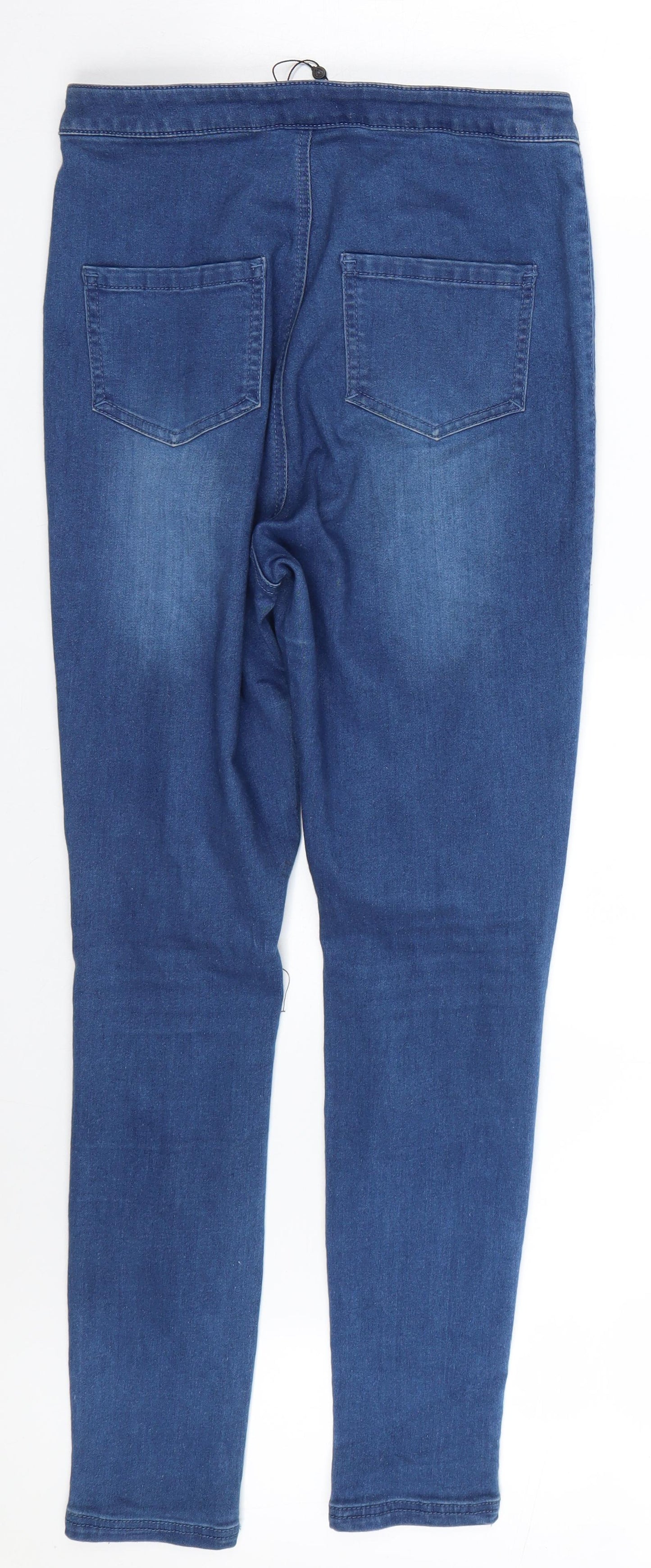 Missguided Womens Blue   Skinny Jeans Size 12 L27 in