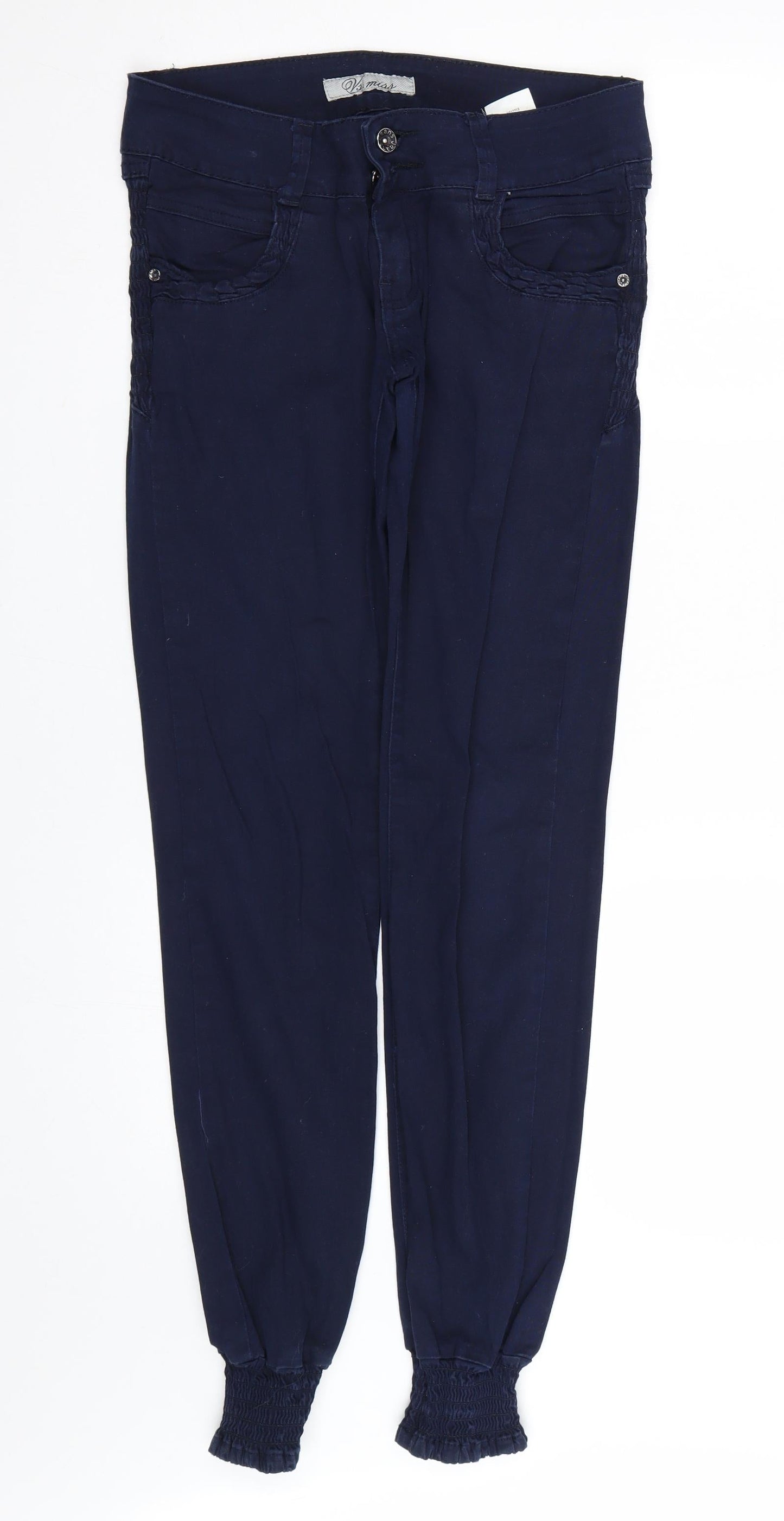 Vs. Miss Womens Blue   Trousers  Size 12 L30 in