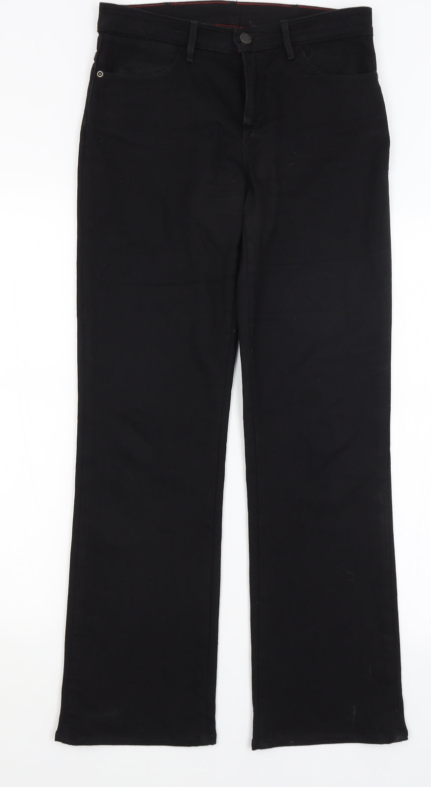 Preworn Womens Black   Trousers  Size 28 in L29 in