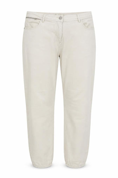 M&Co Womens Beige   Mom Jeans Size 14 L26 in