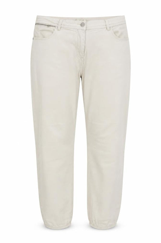 M&Co Womens Beige   Mom Jeans Size 14 L26 in