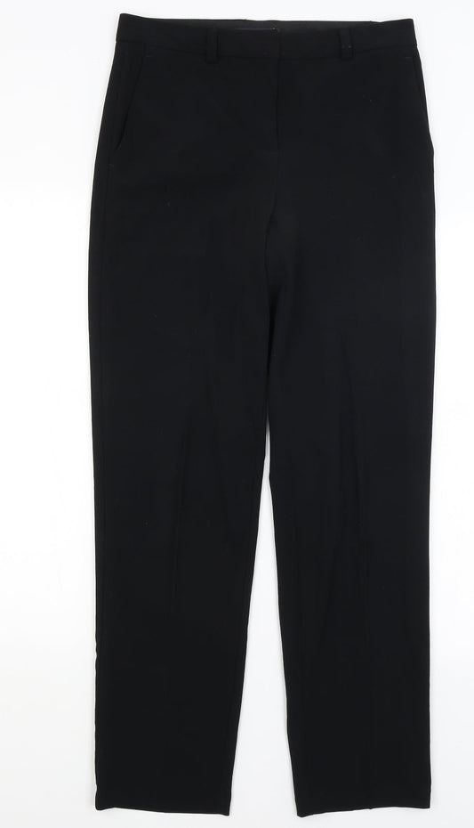 M&S Womens Black   Dress Pants Trousers Size 10 L30 in